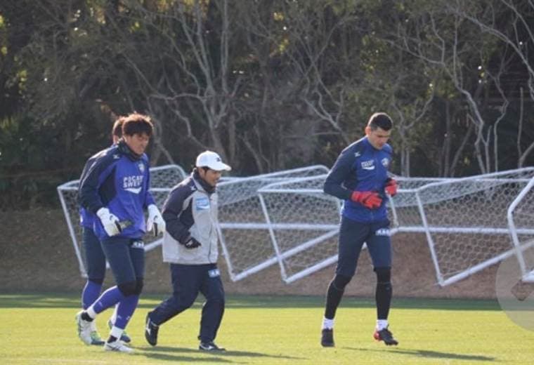 Danny Carvajal durante uno de sus entrenamientos en Japón.|Facebook Danny Carvajal