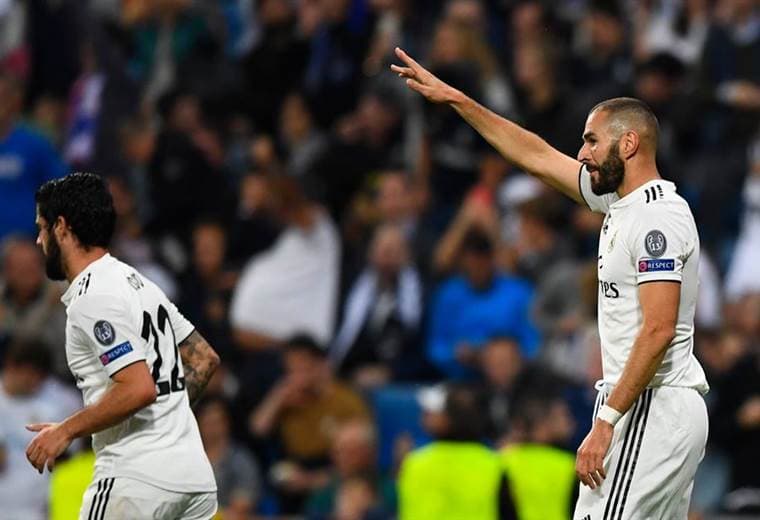 El atacante francés del Real Madrid, Karim Benzema |UEFA Champions League. 