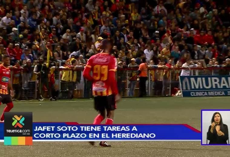 Jafet Soto tiene tareas a corto plazo en su nuevo interinato como técnico Herediano