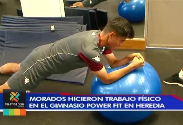 Morados intensifican los trabajos físicos para la dura visita al Juan Gobán