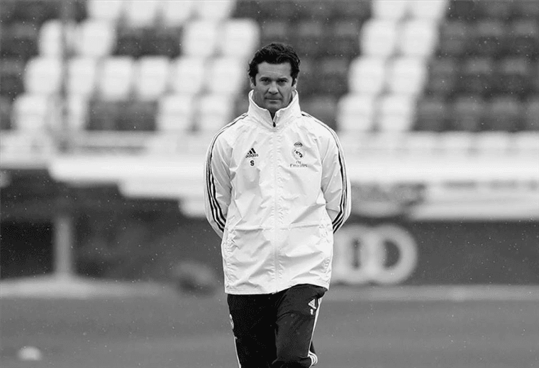 Santiago Solari, técnico del Real Madrid. 