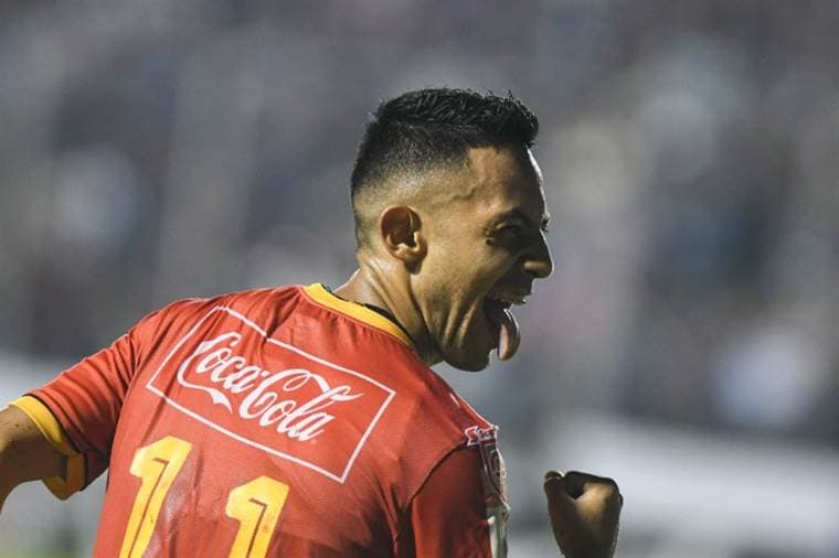 Jimmy Marín, delantero del Club Sport Herediano |AFP. 