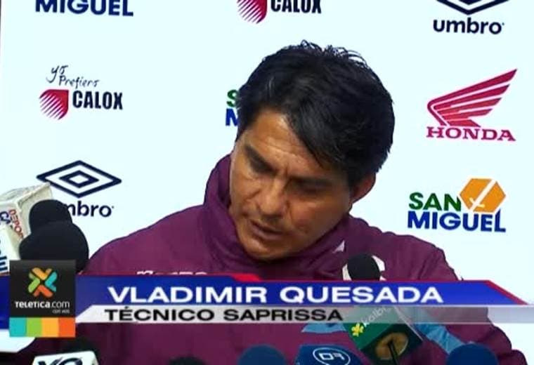 Vladimir Quesada admitió que Saprissa mostró una de sus peores caras