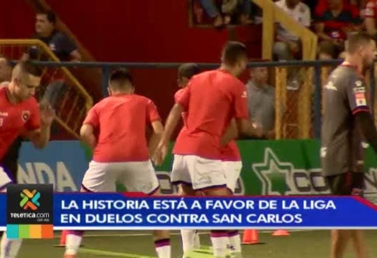 La historia está a favor de la Liga en duelos contra San Carlos