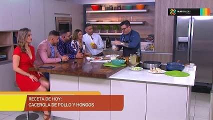 Receta: Cacerola de pollo y hongos