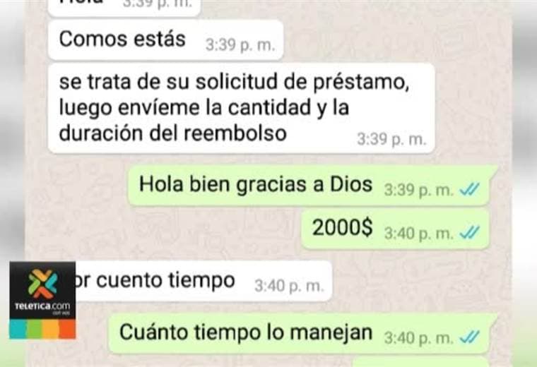 ¡Tenga cuidado! Delincuentes están estafando con el timo del crédito fácil en redes sociales