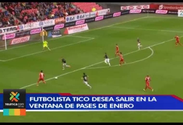 Deyver Vega podría abandonar el fútbol de Noruega