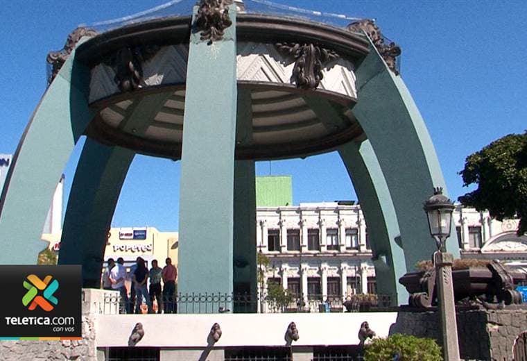 Parque Central fue sometido a una remodelación ₡ 135 millones