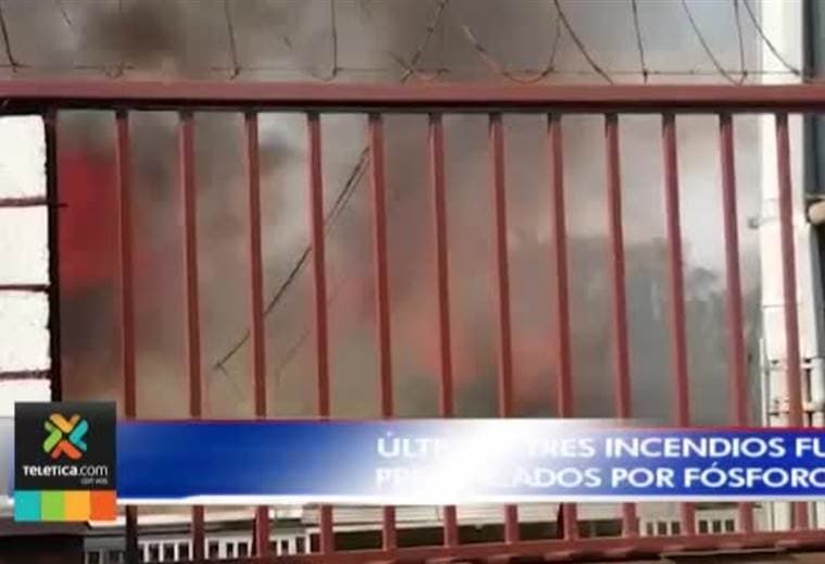 Últimos tres incendios han sido provocados por niños jugando con fósforos