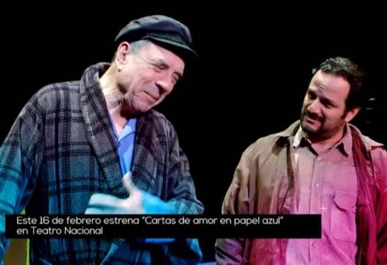 Mañana viernes 16 de febrero, Teatro Nacional estrena: "Cartas de amor en papel azul", un drama situado en la Inglaterra de los años 70.