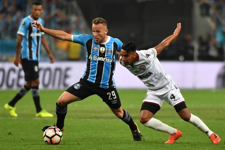 Arthur, jugador brasileño del Gremio.|AFP