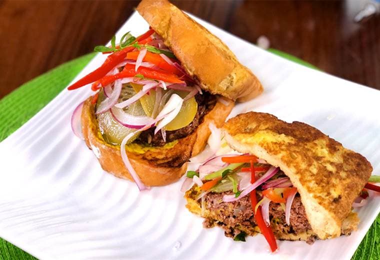 Receta: Hamburguesa a la francesa
