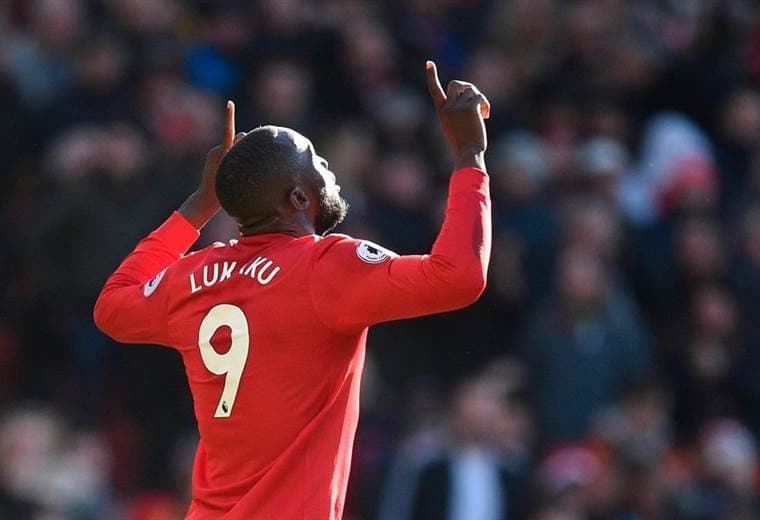 Romelu Lukaku, delantero belga del Manchester United. 