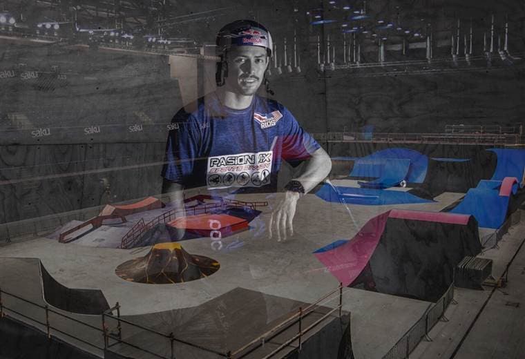 Kenneth Tencio, representante costarricense de BMX. 