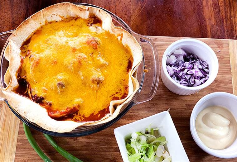 Receta: Lasaña a la mexicana