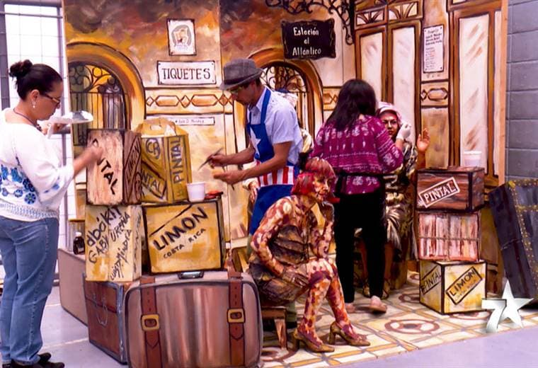 ¿Podían diferenciar si esto que ven es una pintura, o, si esas personas, son reales?