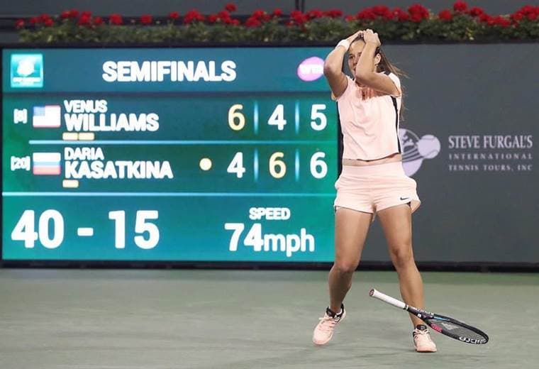 La tenista rusa, Daria Kasatkina. 