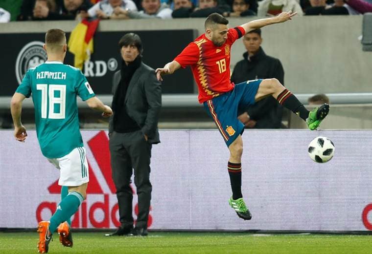 Jordi Alba, lateral de la Selección de España. 