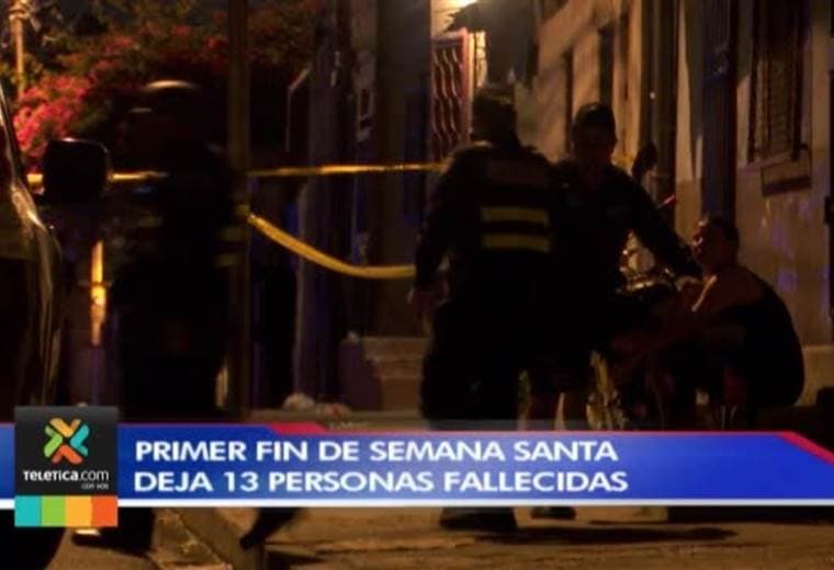 Primeros días de Semana Santa ya suman 13 fallecidos