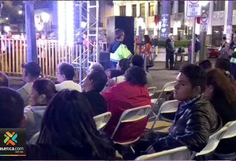 Banda Municipal de San José realizó concierto de música sacra en el Parque Central