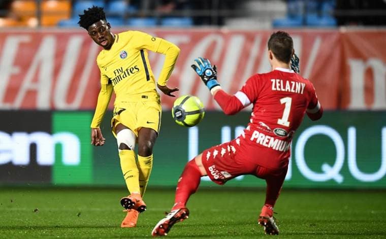 Timothy Weah jugador del PSG.|AFP
