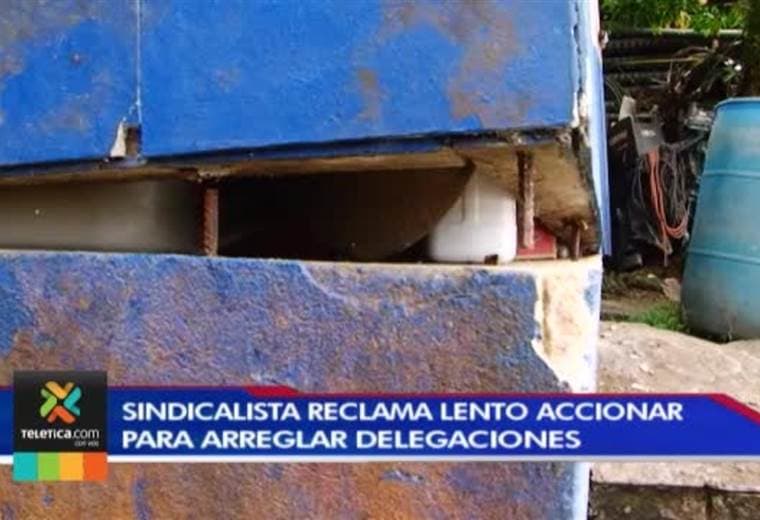 Sindicalista reclama lento accionar del Gobierno para arreglar delegaciones policías