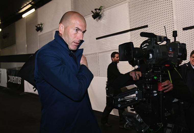Zinedine Zidane, técnico del Real Madrid. 