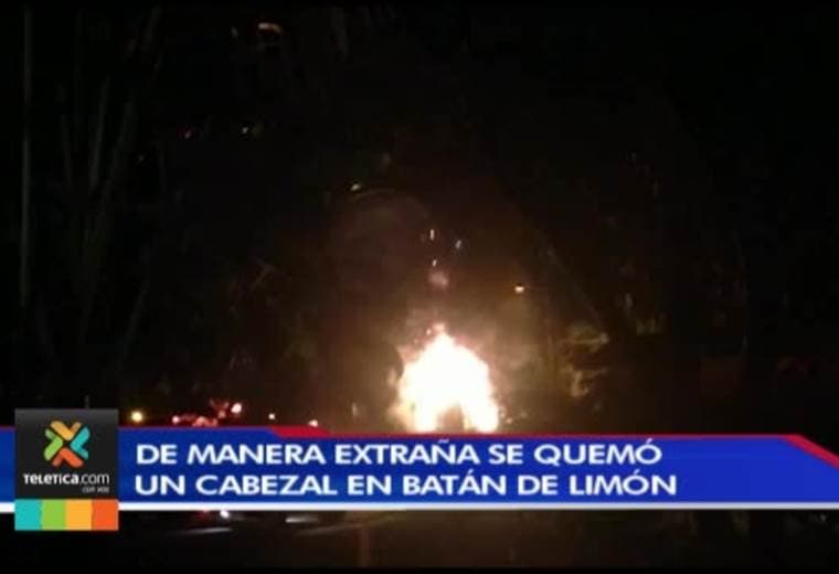 Cabezal se quema de manera extraña en Batán de Limón