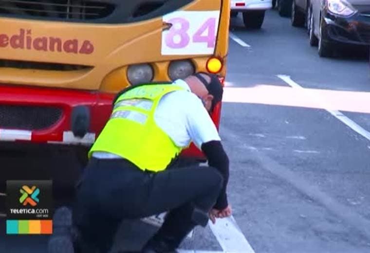 CTP realizó operativo en ruta de Busetas Heredianas por decenas de denuncias en su contra