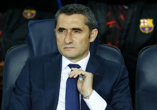 Ernesto Valverde, técnico del Barcelona.|AFP