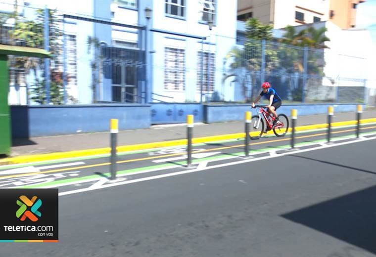 Opiniones por la ciclovia recién inaugurada en San José son divididas