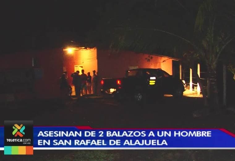 Asesinan a balazos a un hombre en San Rafael de Alajuela