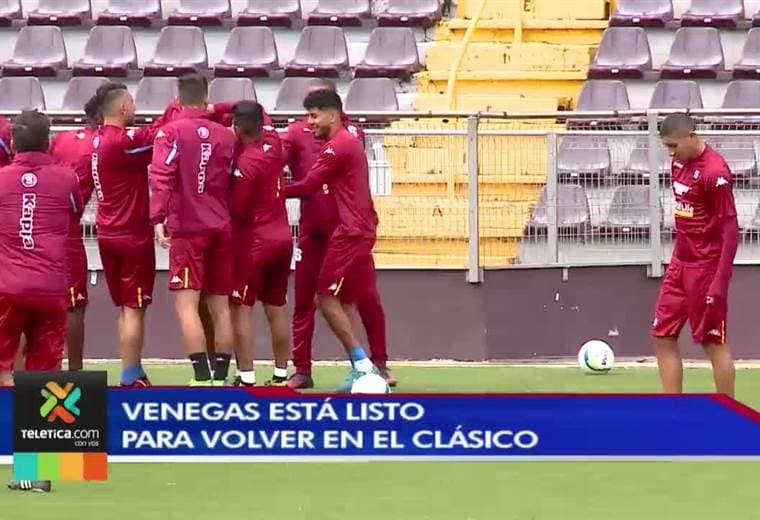 Johan Venegas afirma estar listo para volver a jugar con Saprissa