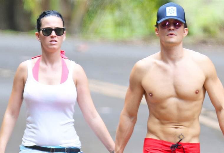 Katy Perry y Orlando Bloom. 