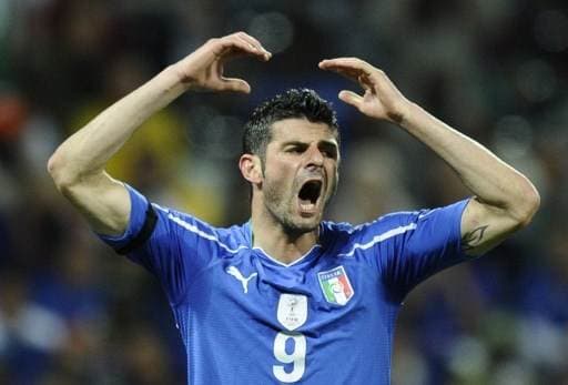 Vincenzo Iaquinta exjugador de Italia.|AFP