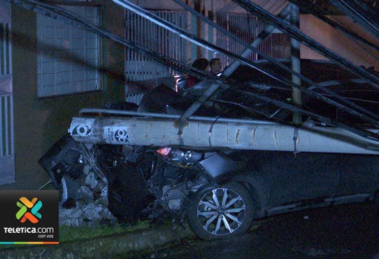 Cada dos días un poste del tendido eléctrico es destruido debido a un choque