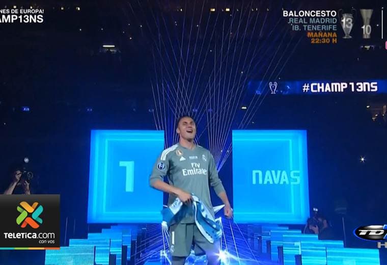 Keylor Navas fue ovacionado en el Santiago Bernabéu