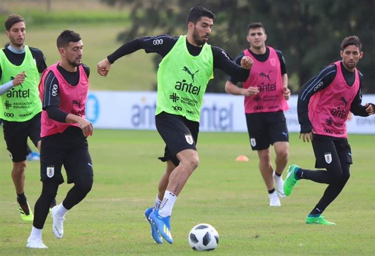 Luis Suárez, estrella de la Selección de Uruguay. 