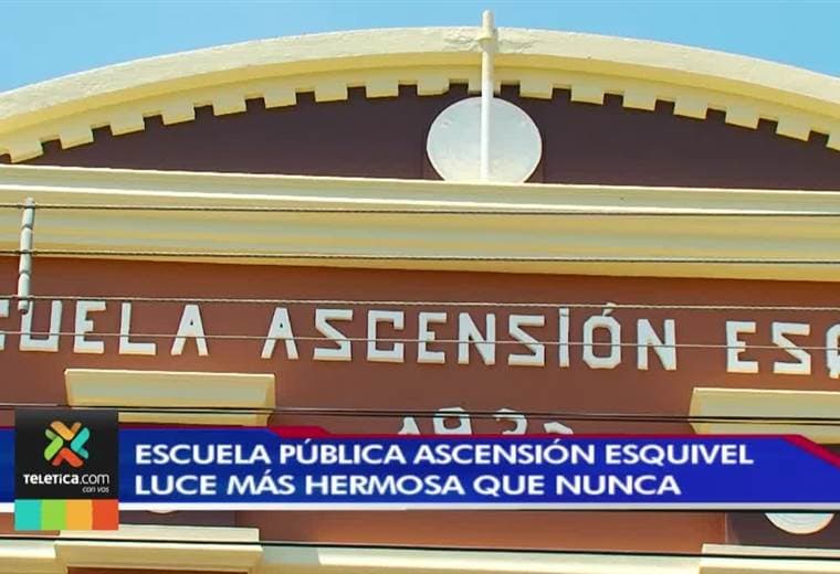 Escuela alajuelense que forma parte del patrimonio nacional luce más hermosa que nunca