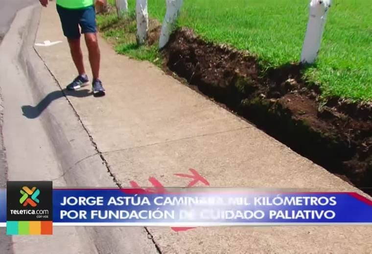 Hombre de 64 años caminará 1.000 km para ayudar a Fundación Pro unidad de Cuidado Paliativa