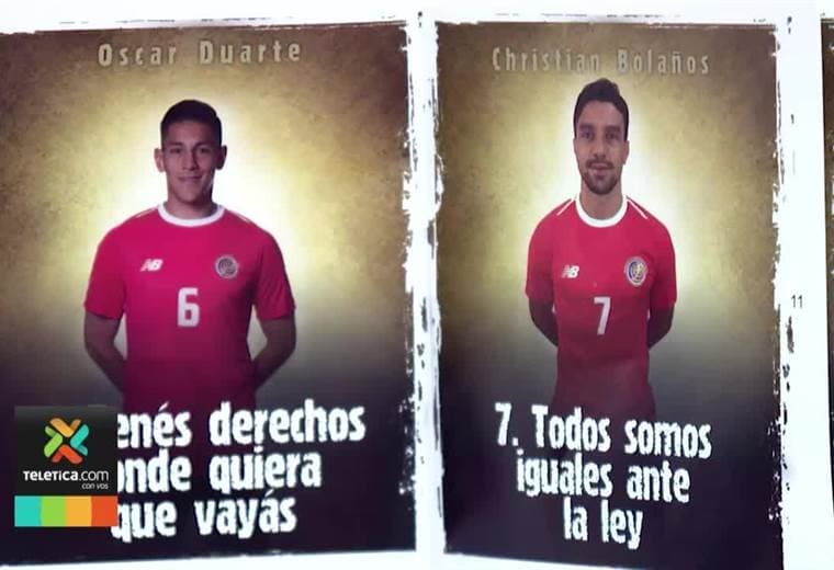 Seleccionados participan en campaña para conocer los derechos humanos