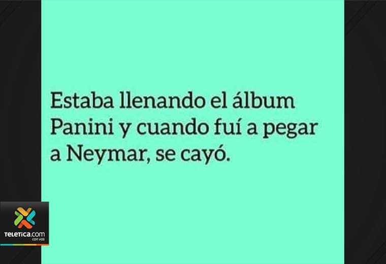 Neymar es el blanco de las burlas en redes sociales
