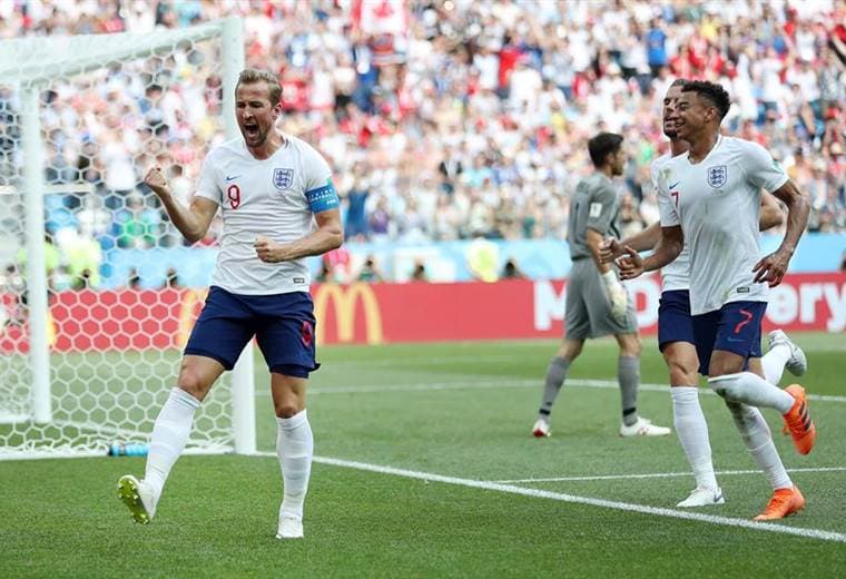 Harry Kane anotó un triplete en la goleada 6-1 ante Panamá. AFP