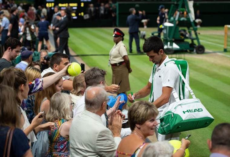 El tenista serbio Novak Djokovic. 