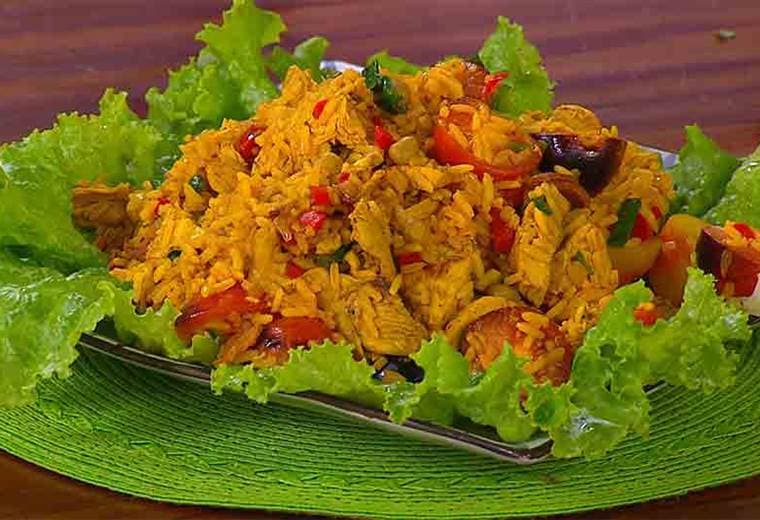 Receta: Arroz con pollo al curry