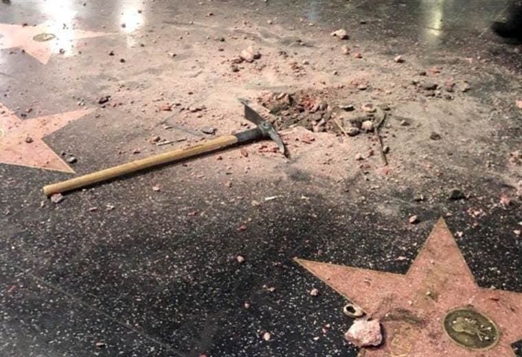 Estrella de Donald Trump.