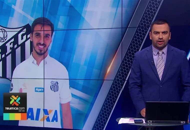 Bryan Ruiz tuvo su primer contacto con la afición del Santos