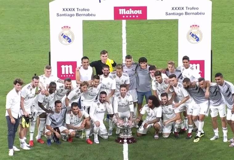 Real Madrid ganó el trofeo Santiago Bernabéu.