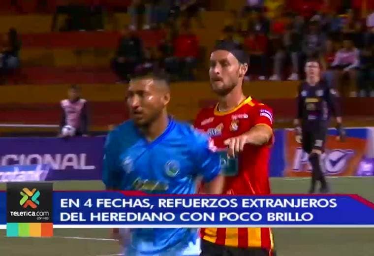 Refuerzos extranjeros del Herediano han brillado poco en 4 fechas del torneo