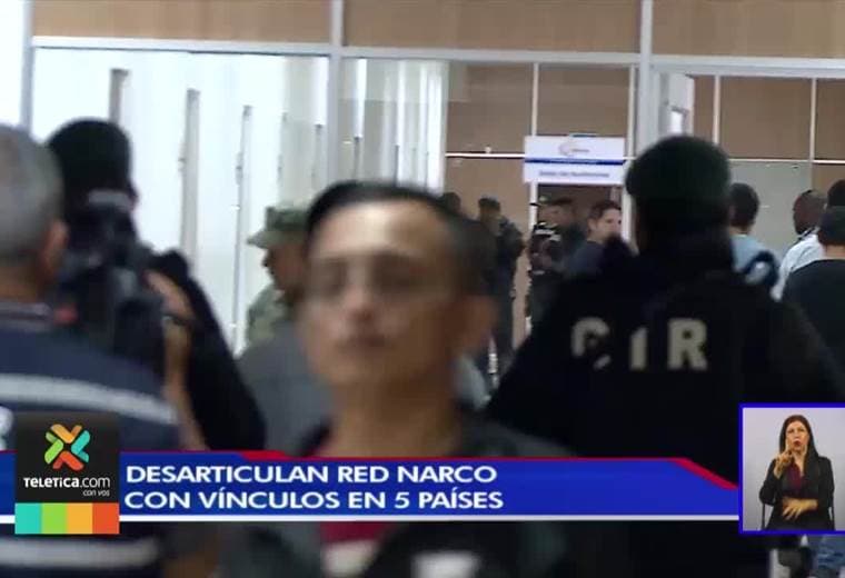 Operativo en Guatemala, México, Colombia y Ecuador desarticularon red narco vinculada con Costa Rica